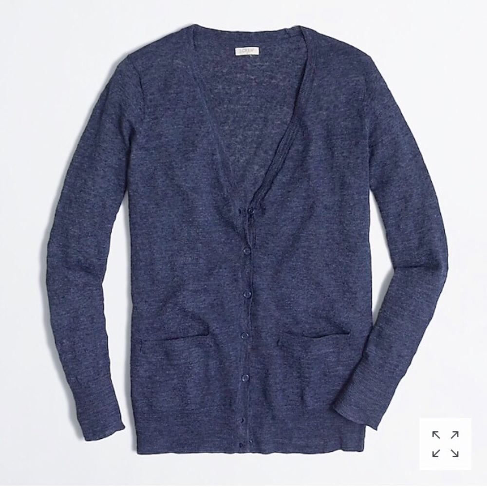 J. Crew Factory Summerweight Airspun Cardigan
